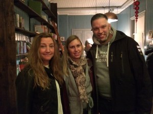 Jag, Åsa och Anders. Önskar jag haft bilder på alla fina besökare!